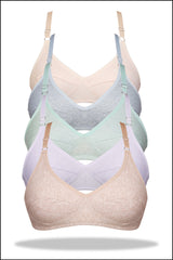 Green Luxury Everyday Knitted Cotton Bra