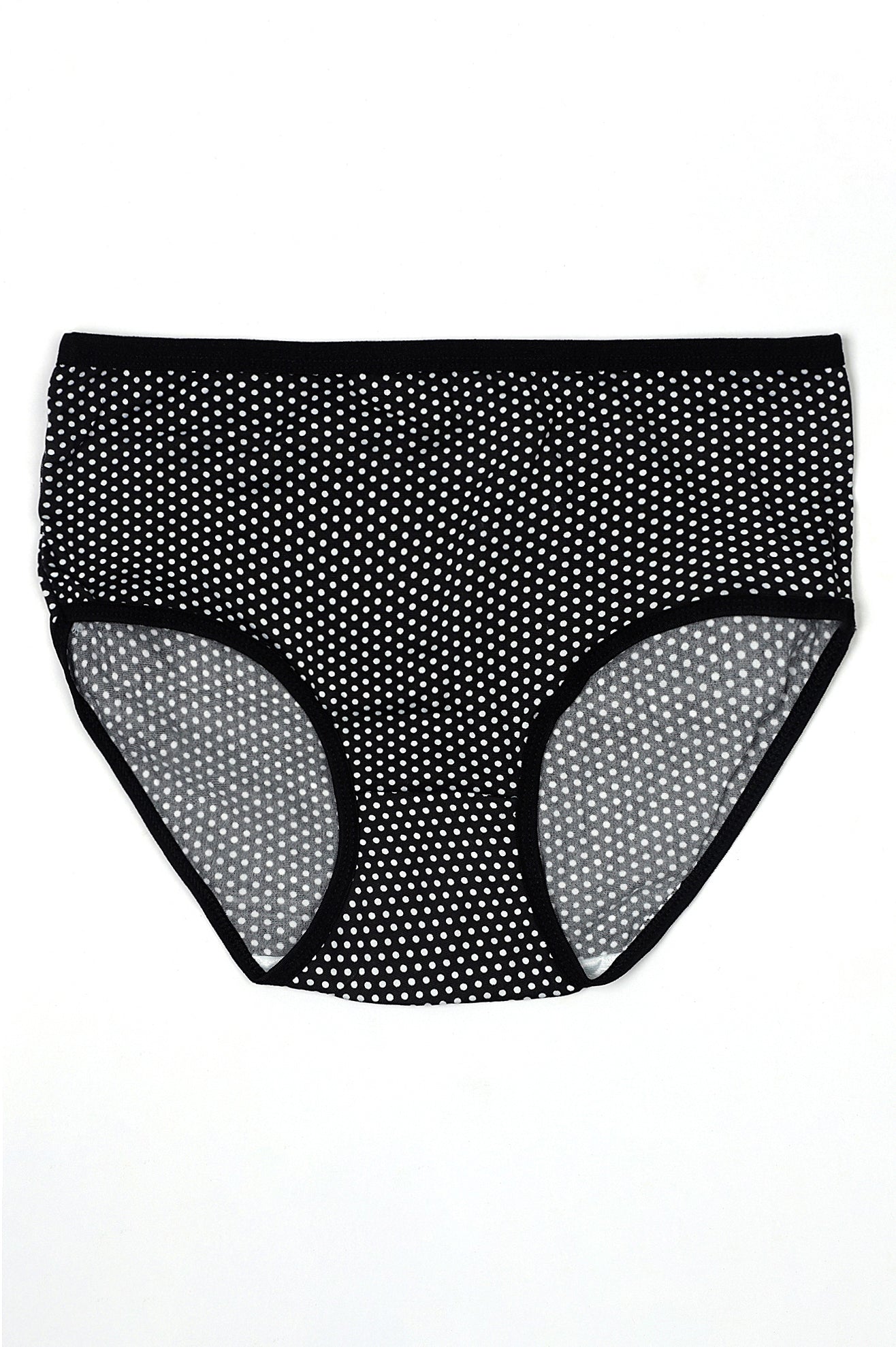 Super Soft Dotted Cotton Bikini Panties (PACK OF 5)