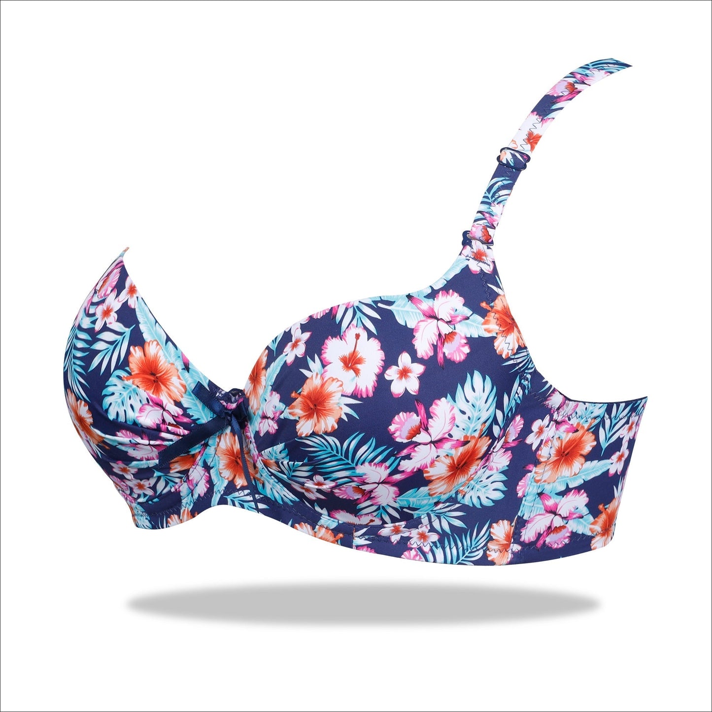 Floral Weightless Padded Scoop Bra