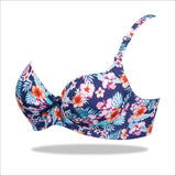 Blue Weightless Padded Scoop Bra