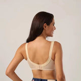 Maroon Doreen Bra - Cotton Full Coverage Non-Padded Wirefree Bra