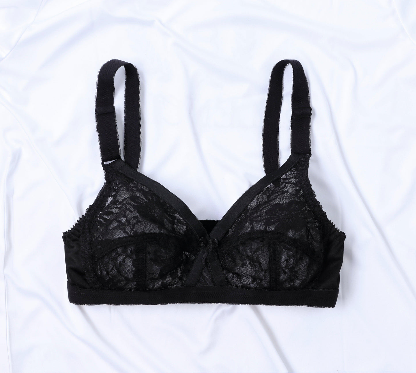 Beige Full Net Lacy Bra