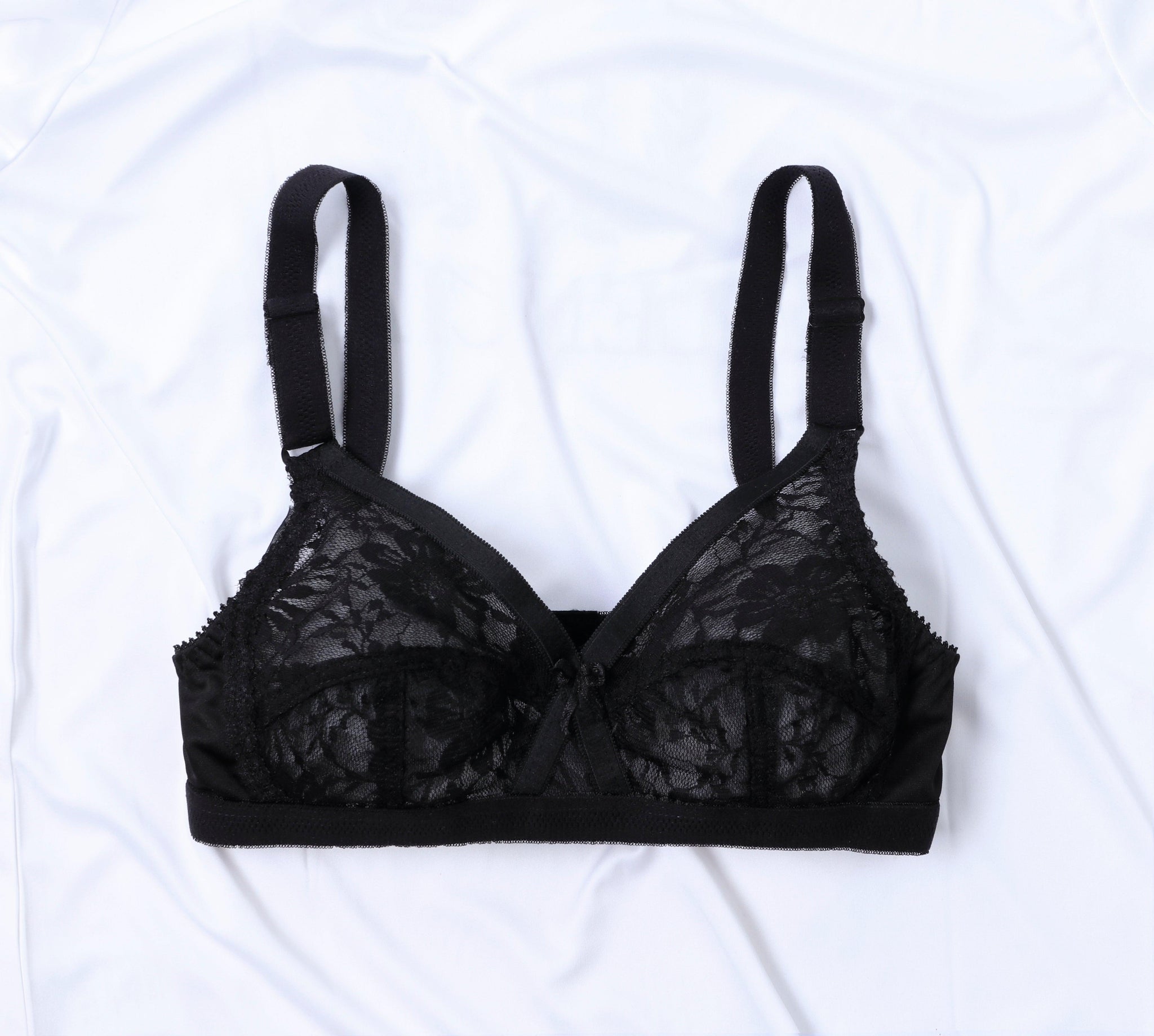 Beige Full Net Lacy Bra
