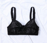 Black Full Net Lacy Bra