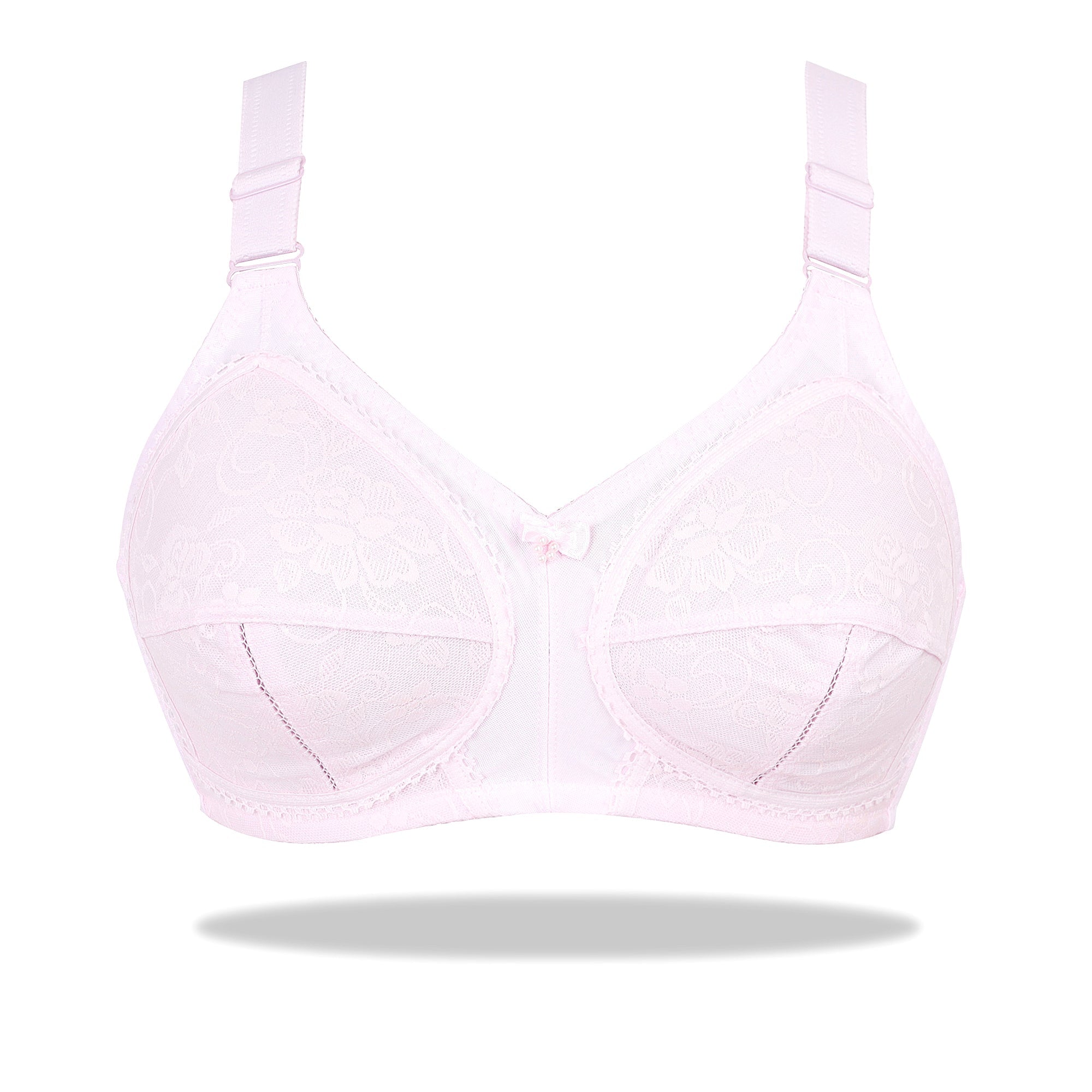 Black Doreen Bra - Cotton Full Coverage Non-Padded Wirefree Bra