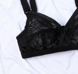 Black Full Net Lacy Bra