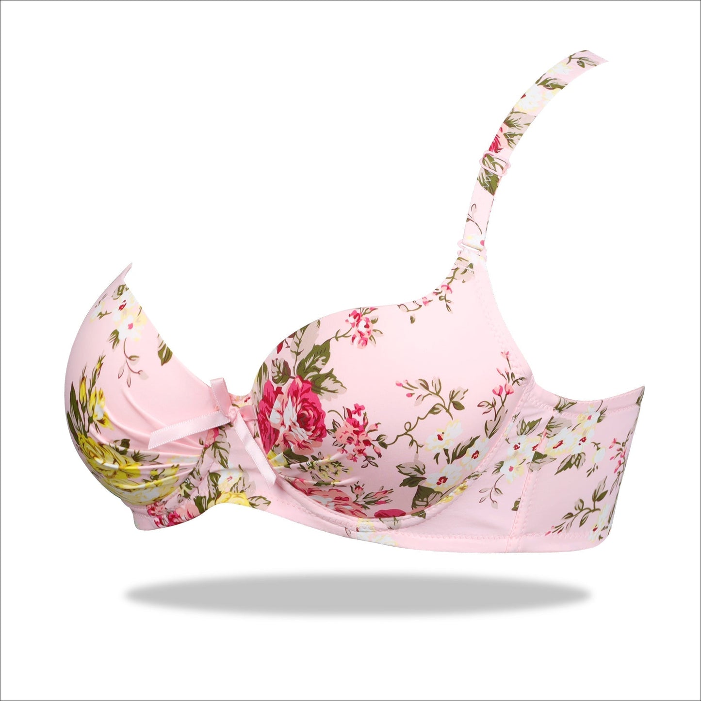 Pink Weightless Padded Scoop Bra