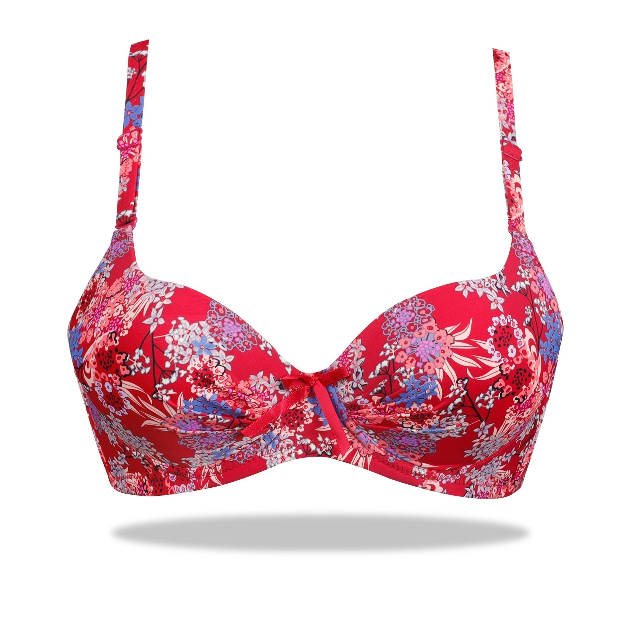 Pink Weightless Padded Scoop Bra
