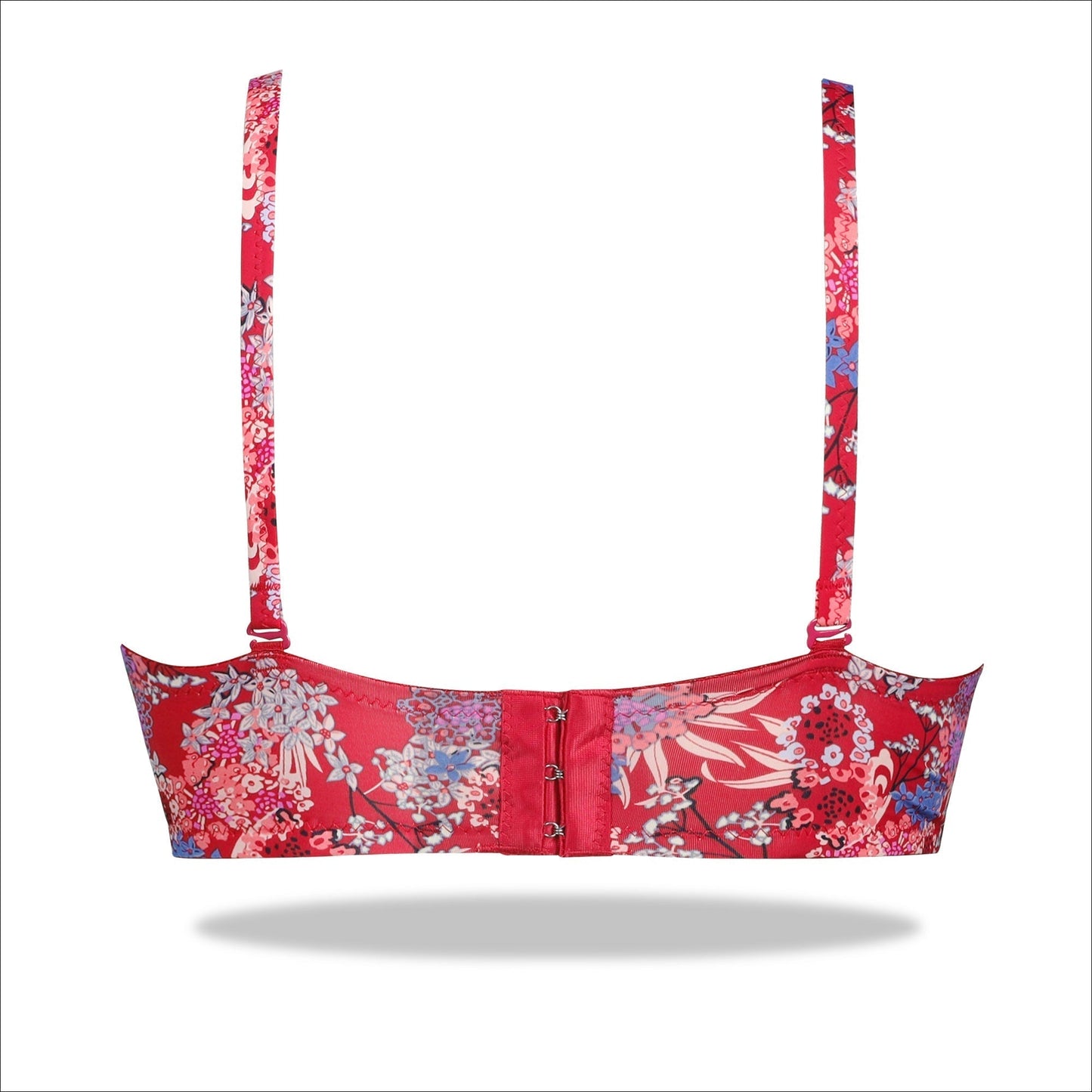 Red Weightless Padded Scoop Bra