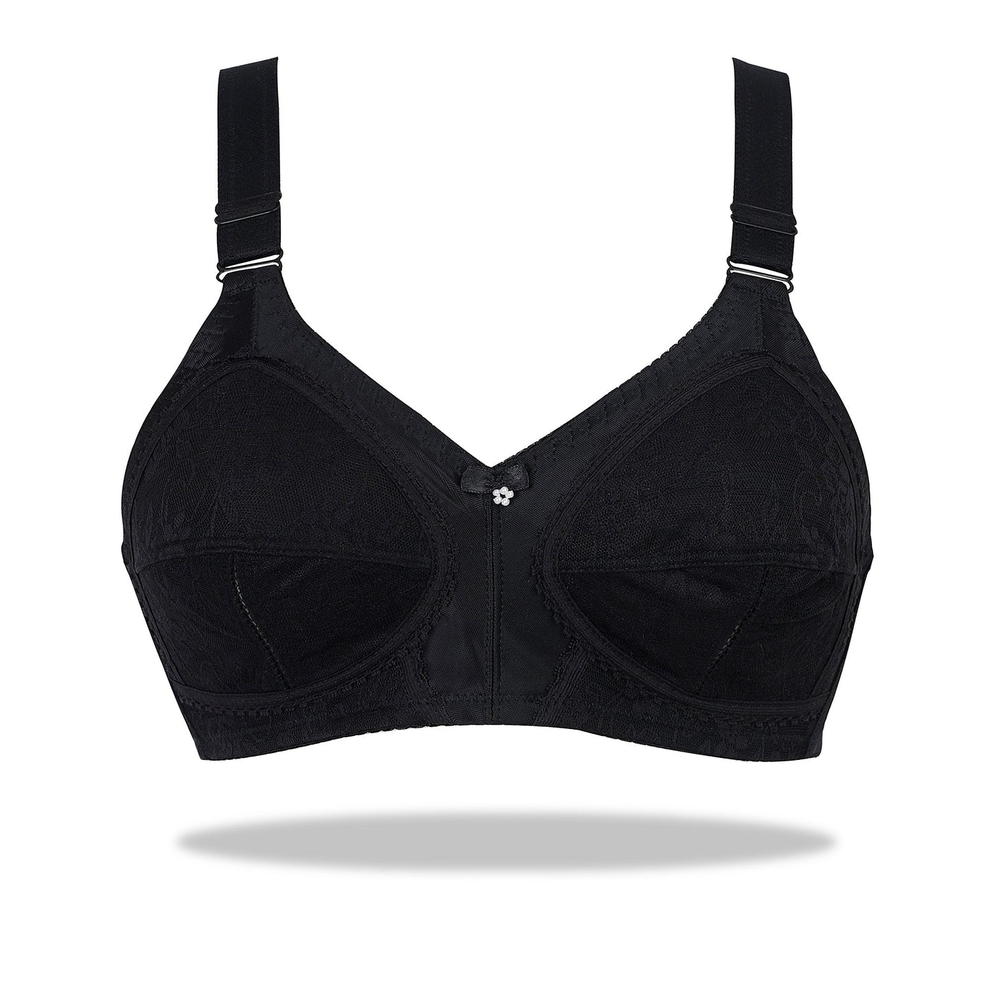 Maroon Doreen Bra - Cotton Full Coverage Non-Padded Wirefree Bra
