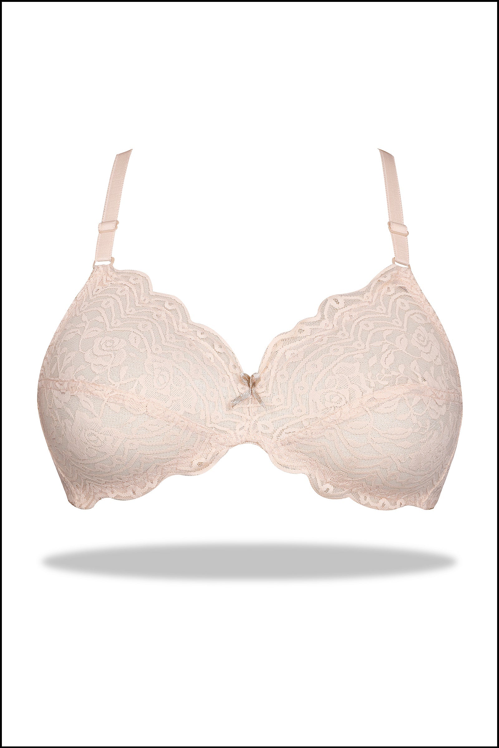 Black Daisy - Full Soft Net Stretchable Non-Wired Bra
