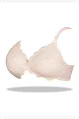 Maroon Daisy - Full Soft Net Stretchable Non-Wired Bra