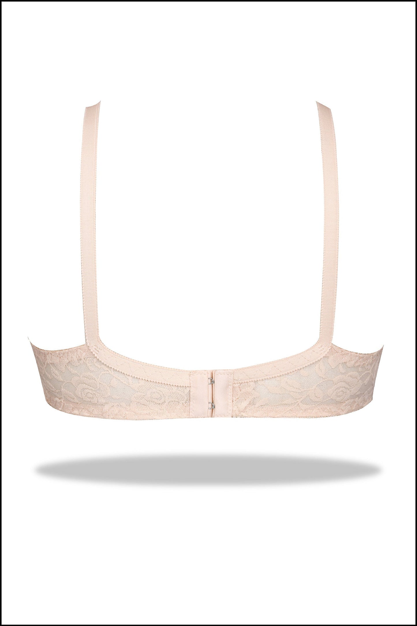 Beige Daisy - Full Soft Net Stretchable Non-Wired Bra