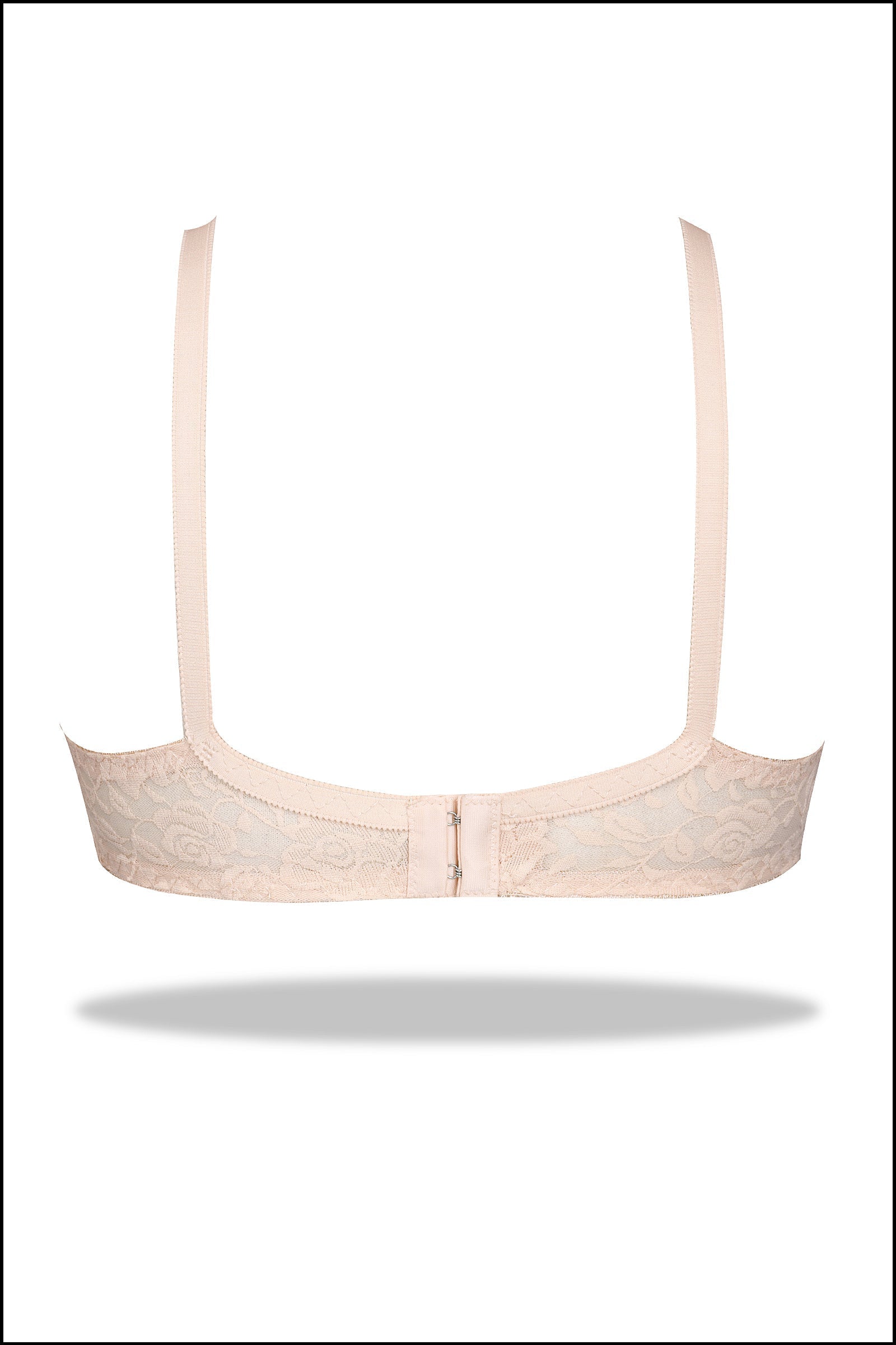 Maroon Daisy - Full Soft Net Stretchable Non-Wired Bra