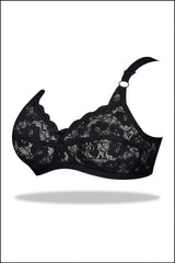 Black Mesh - Breathable Non Padded Wirefree Net Bra