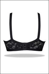 Black Mesh - Breathable Non Padded Wirefree Net Bra