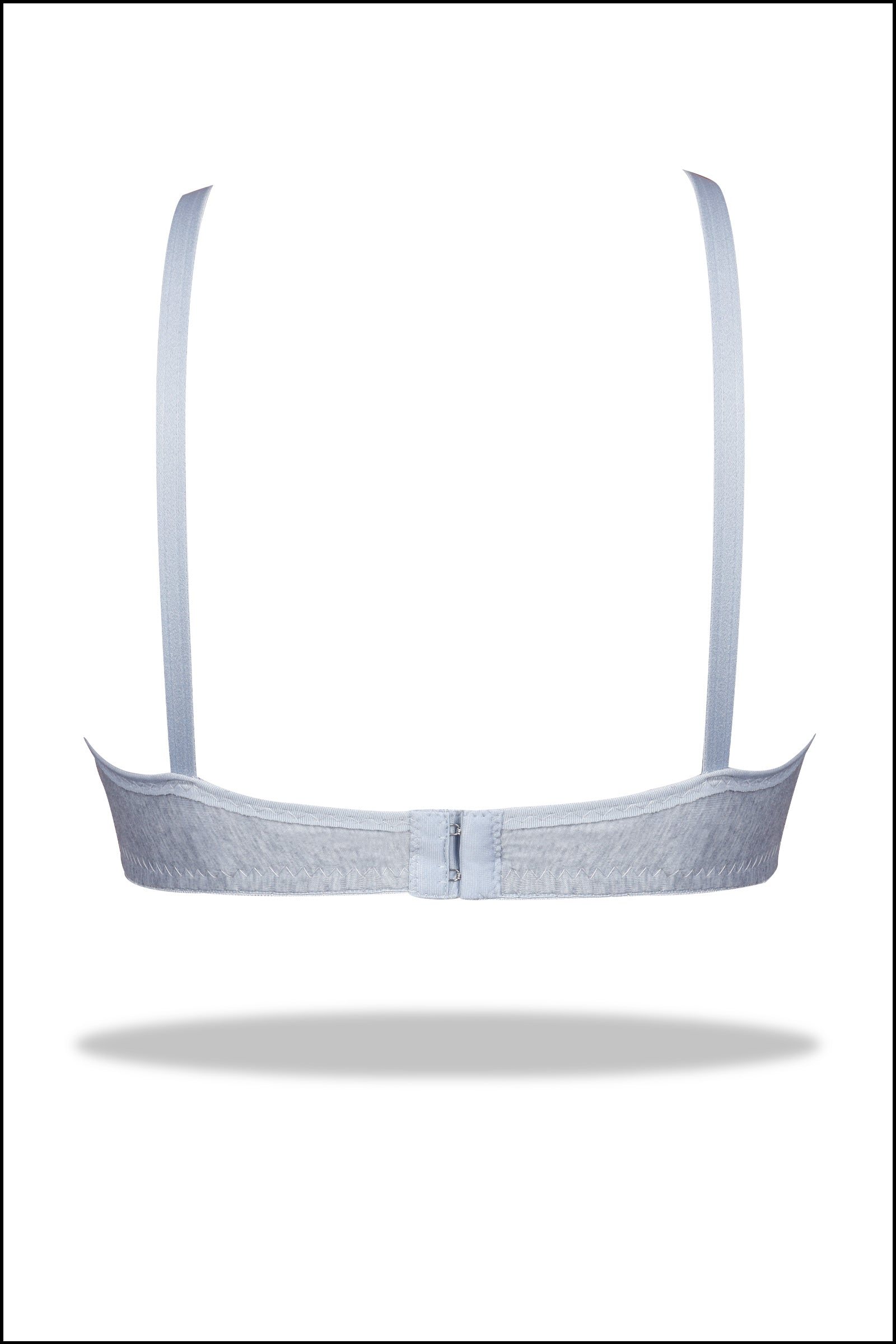 Grey Luxury Everyday Knitted Cotton Bra