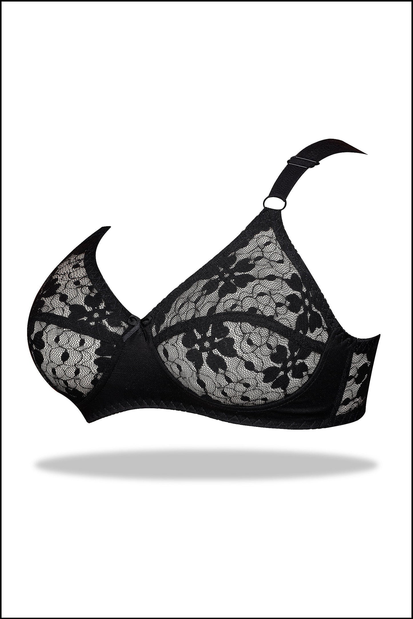 Black Top Gun Wirefree Stretchable Bra