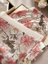 (3 Pcs) Luxury Floral Loungewear - Shirt + Trouser + Shorts