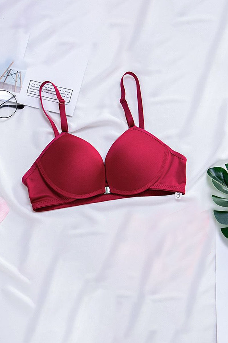 Black Front Open - Soft Padded Bra
