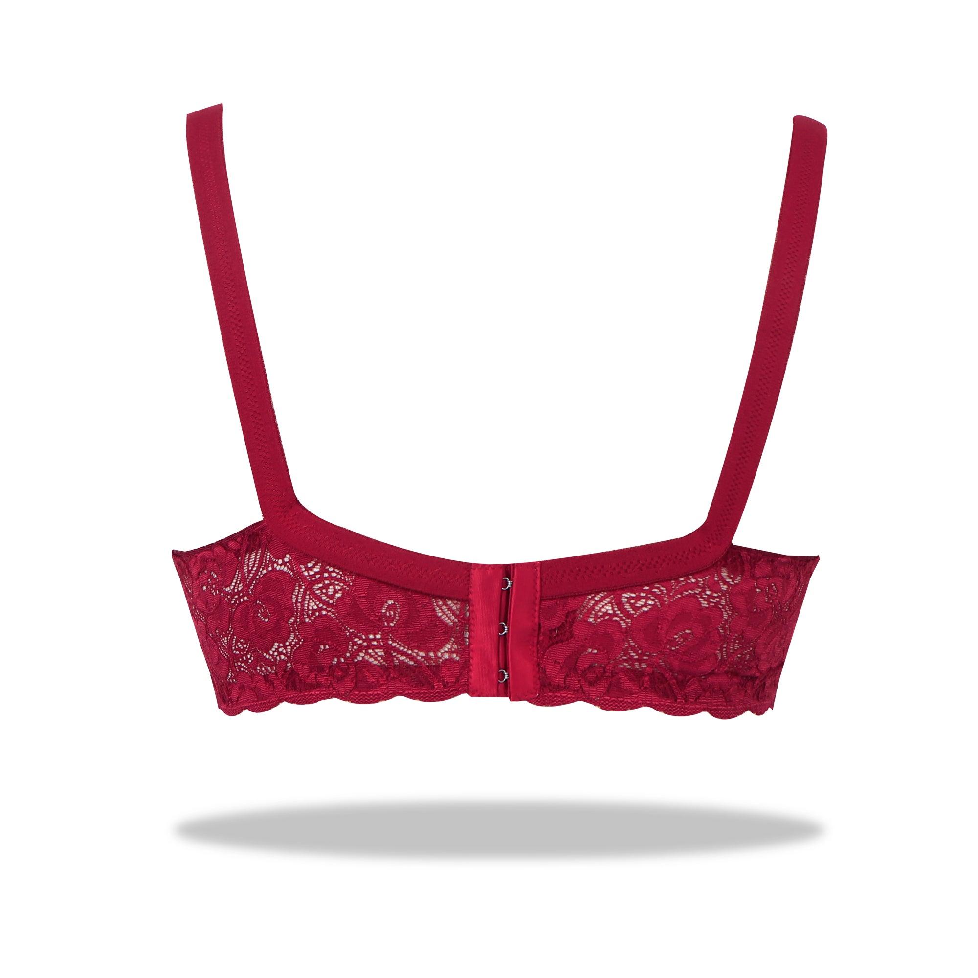 Maroon Top Gun Wirefree Stretchable Bra