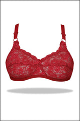 Black Mesh - Breathable Non Padded Wirefree Net Bra