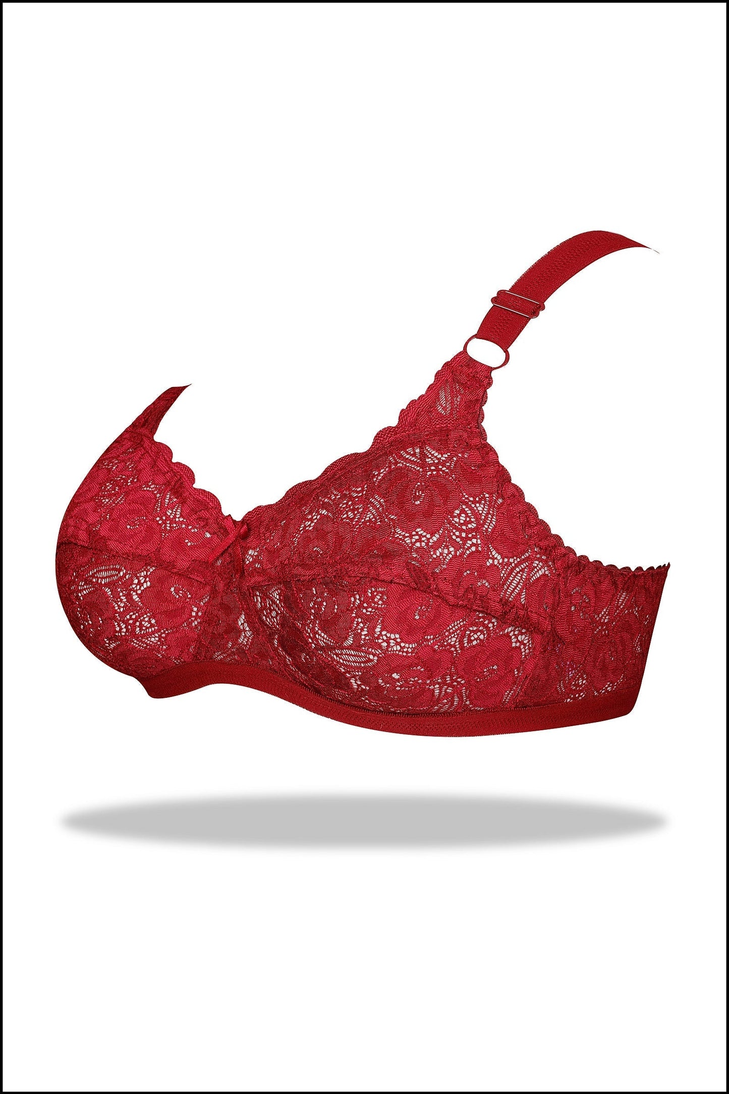 Black Mesh - Breathable Non Padded Wirefree Net Bra