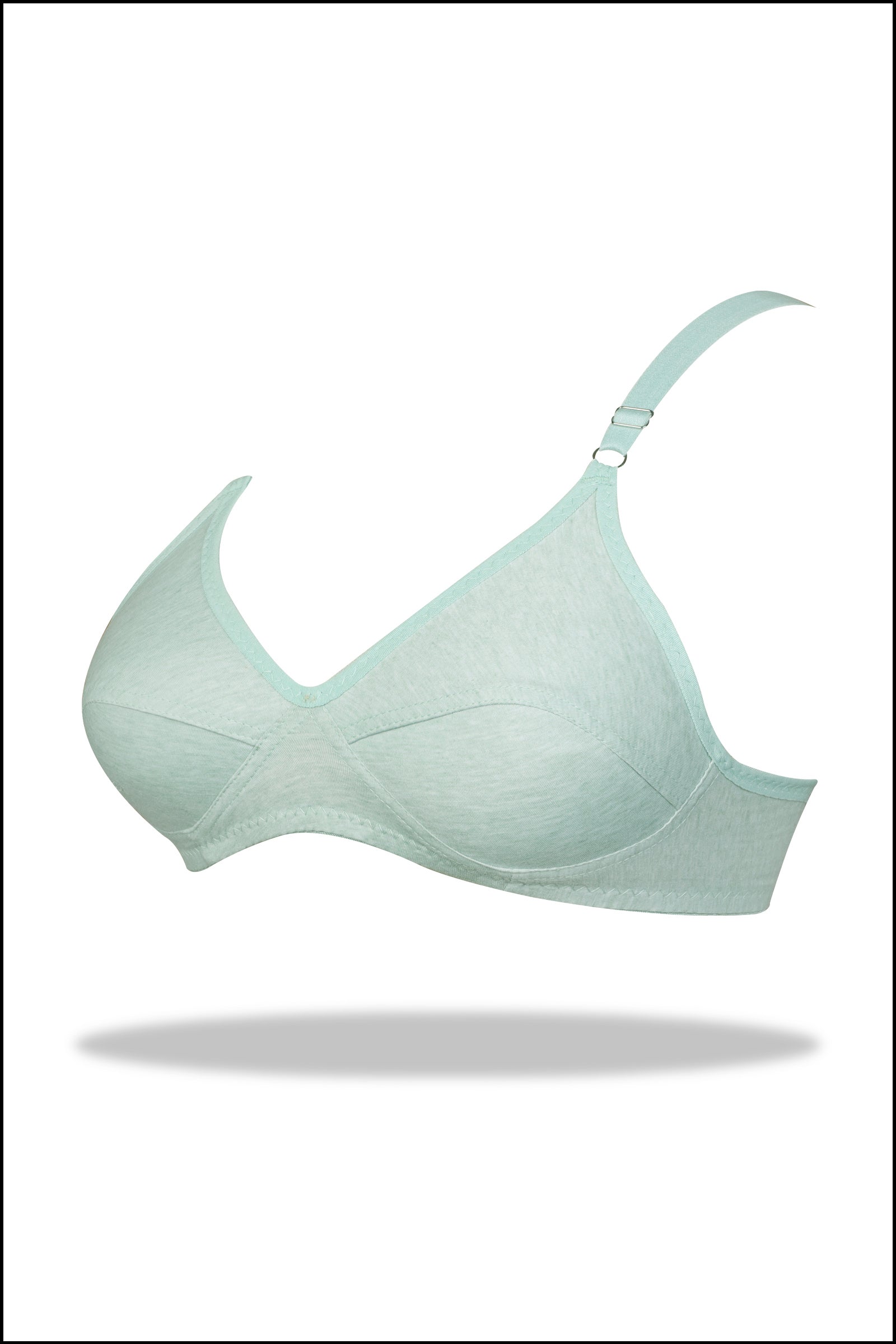 Green Luxury Everyday Knitted Cotton Bra