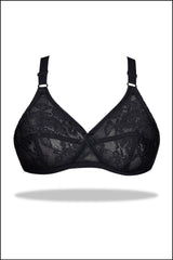 Beige Full Net Lacy Bra