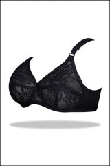 Beige Full Net Lacy Bra