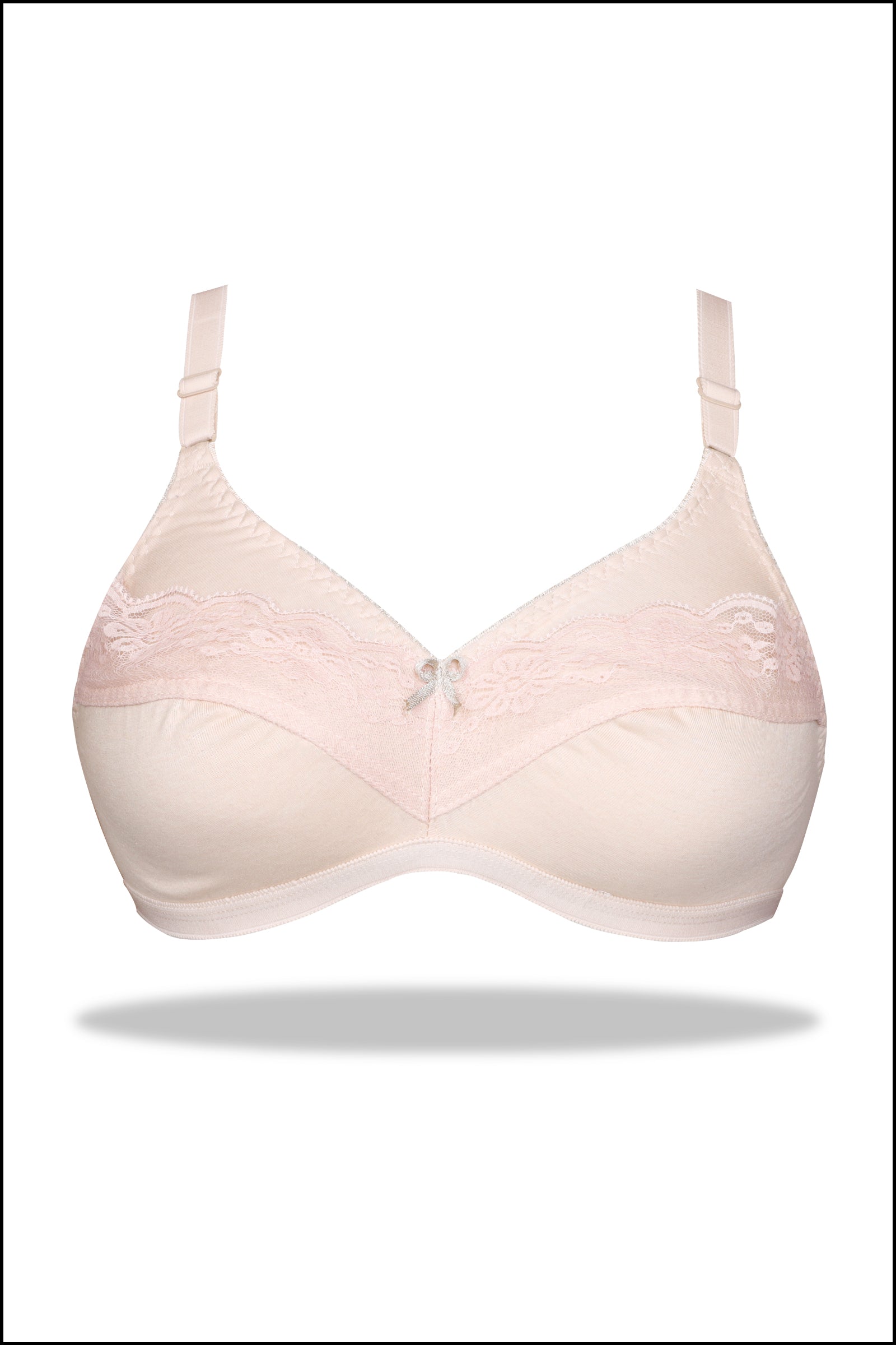 Black Call-Me-Pretty Cotton Bra