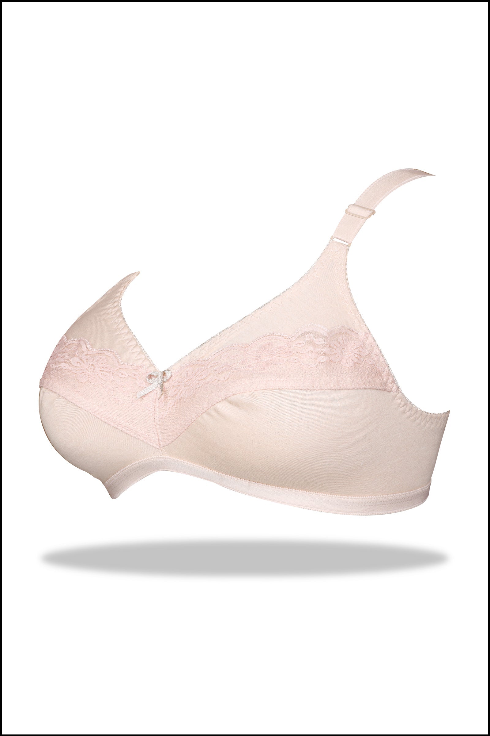 Black Call-Me-Pretty Cotton Bra