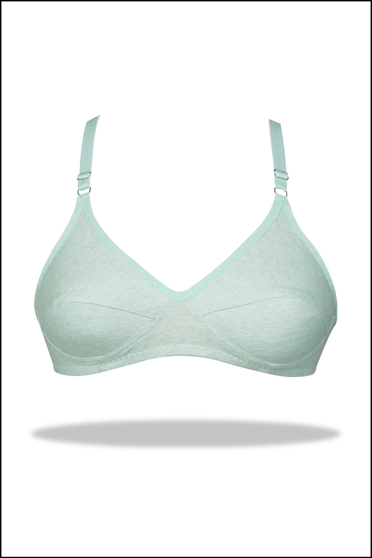 Grey Luxury Everyday Knitted Cotton Bra