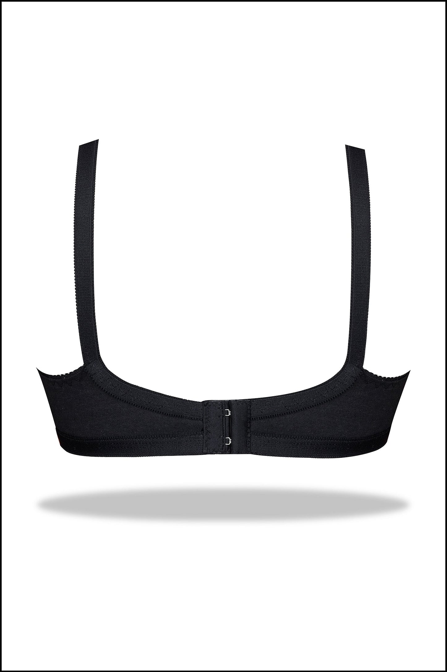 Black Call-Me-Pretty Cotton Bra