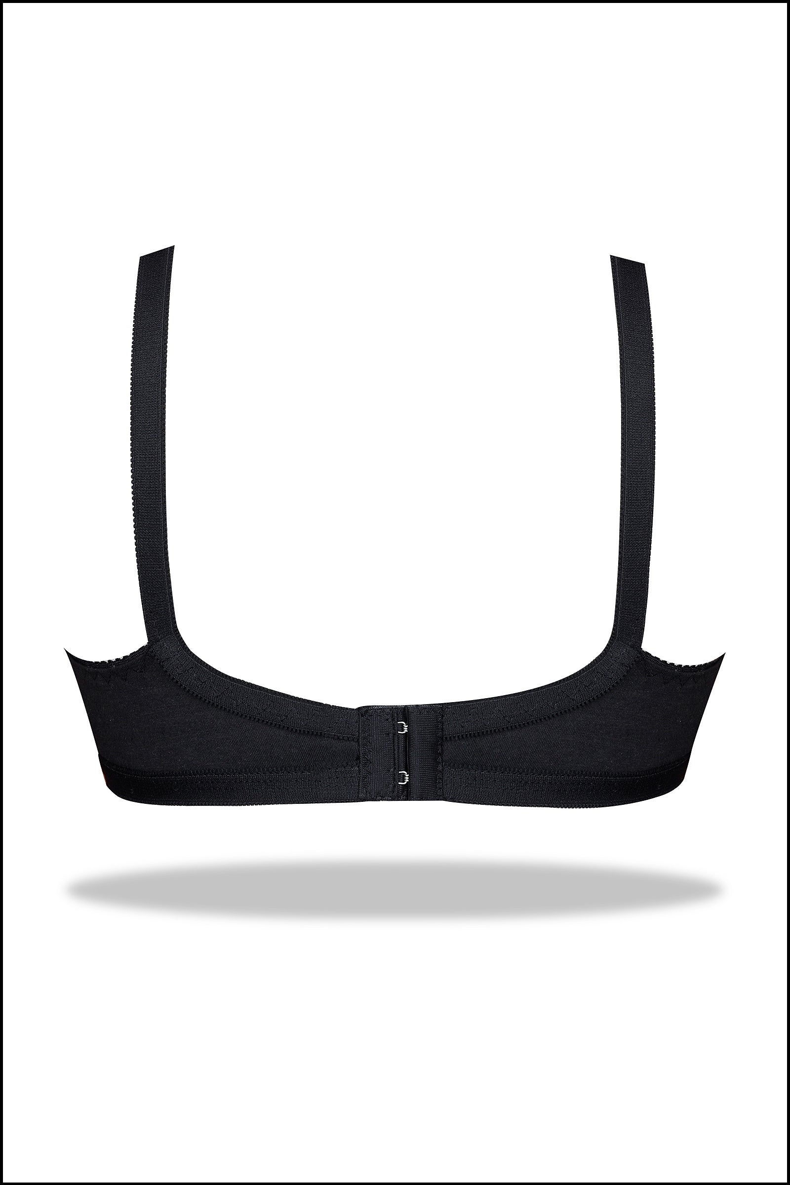 Black Call-Me-Pretty Cotton Bra
