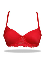 Black Double Padded Pushup Bra and Panty Set