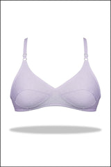Purple Luxury Everyday Knitted Cotton Bra
