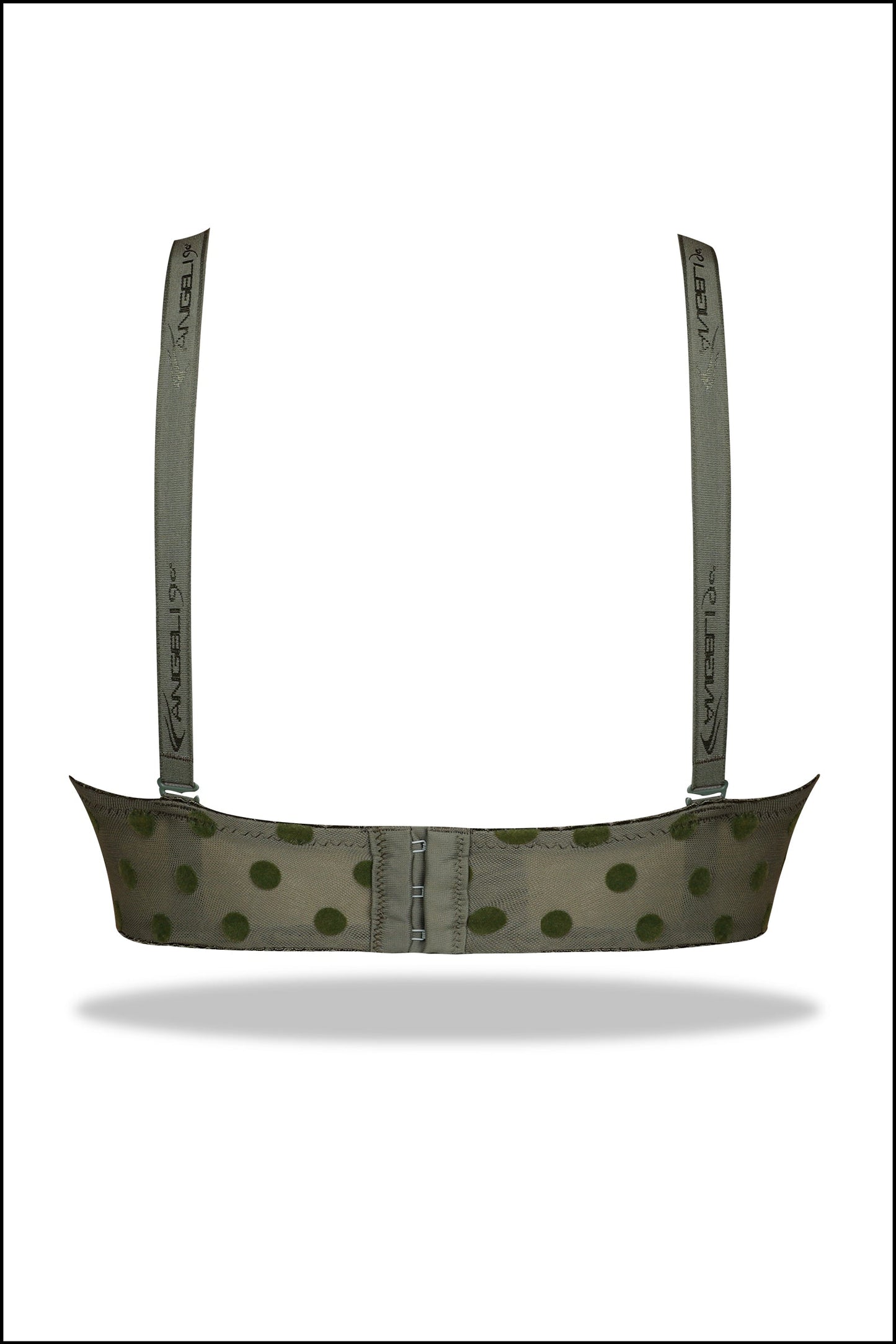 Grey Embosed Dice Microfibre T-Shirt Bra