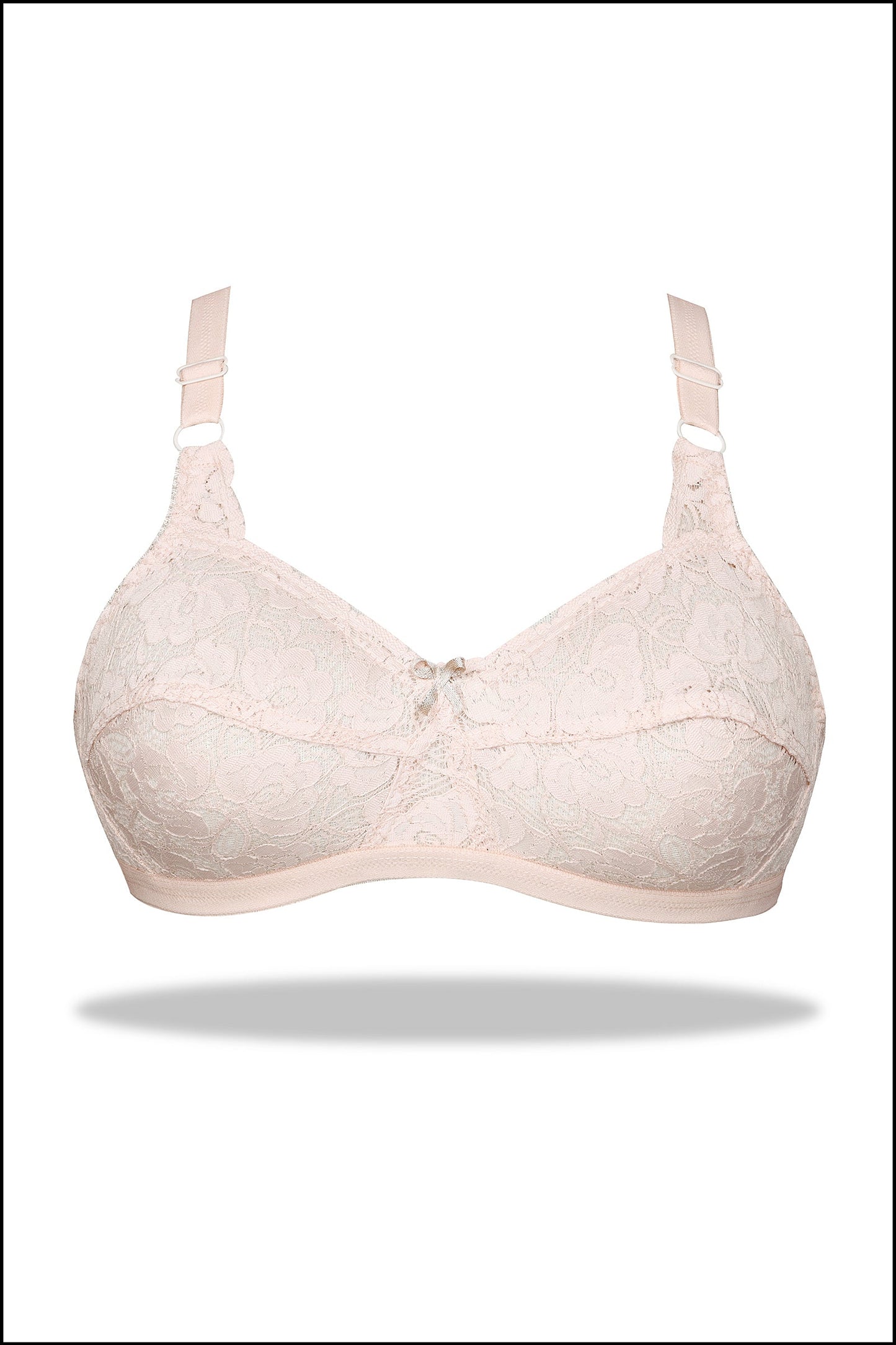 Black Mesh - Breathable Non Padded Wirefree Net Bra