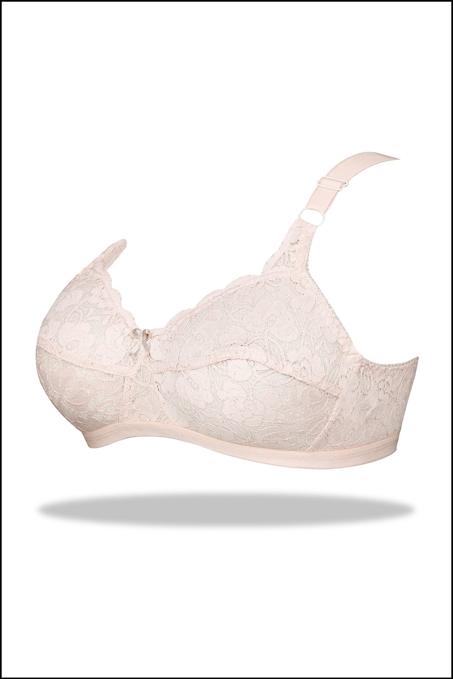 Black Mesh - Breathable Non Padded Wirefree Net Bra