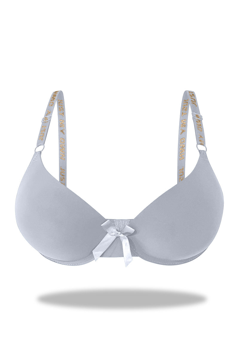 Womante Premium Just My Own Padded Bra - Black