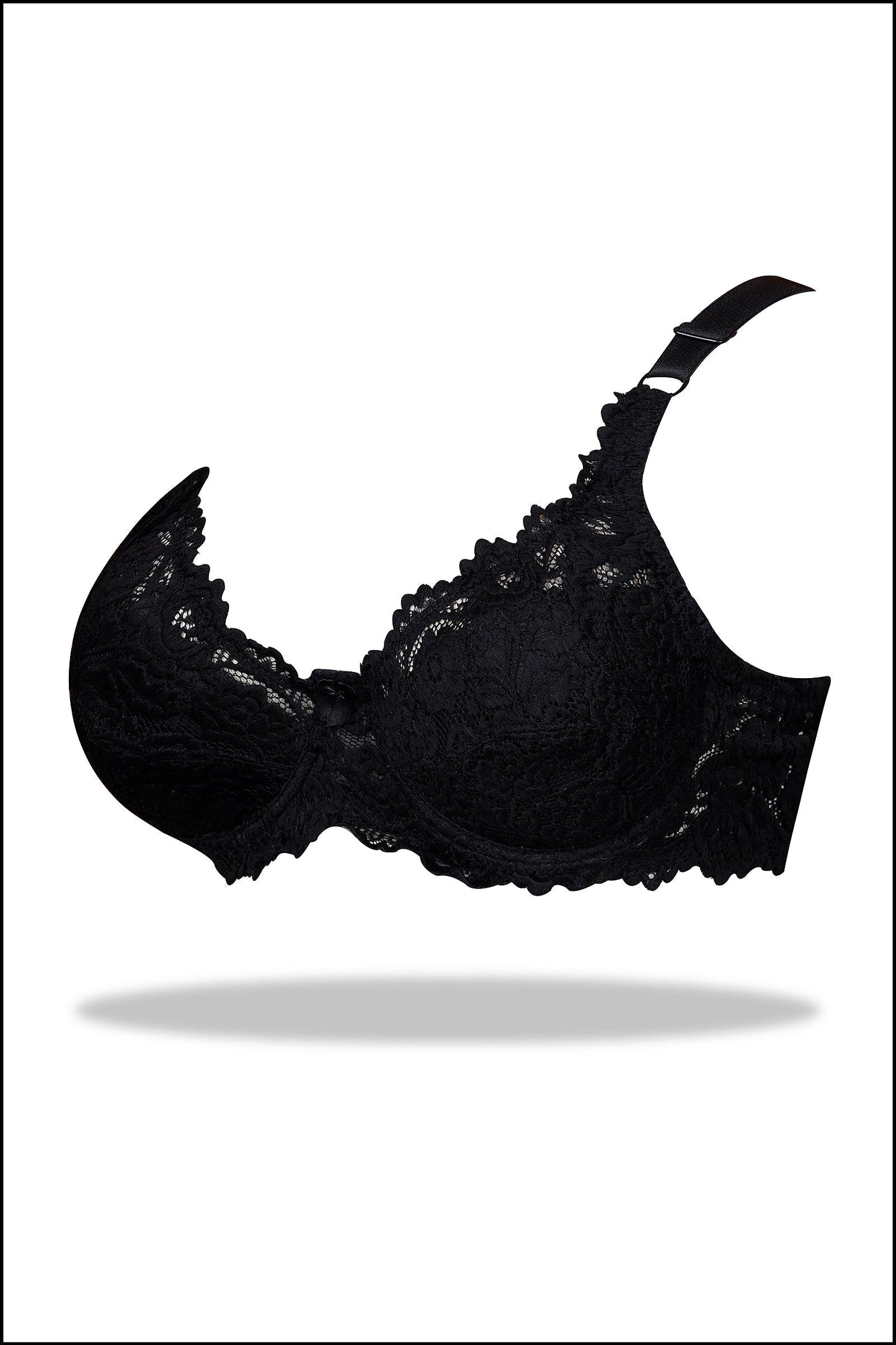 Black European Bust Bliss - Light Padded