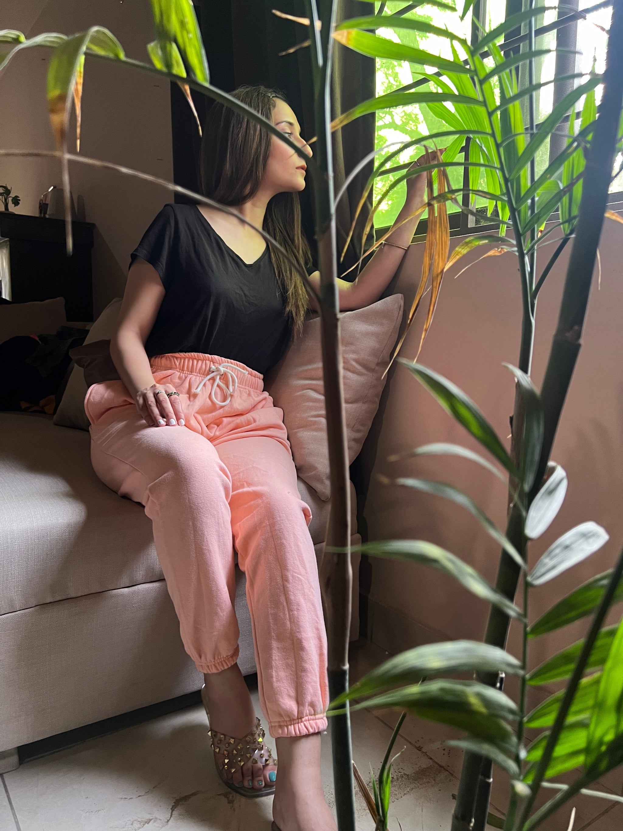Womante High Quality Fleece Trousers - Pink