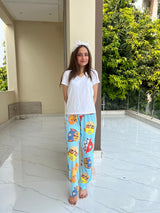 Womante Luxe Cotton Trousers - Puzzle