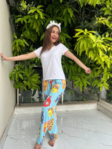 Womante Luxe Cotton Trousers - Puzzle