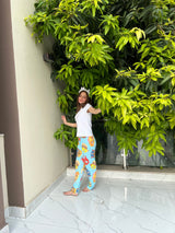 Womante Luxe Cotton Trousers - Puzzle
