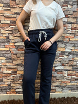 Womante High Quality Fleece Trousers - Navy Blue