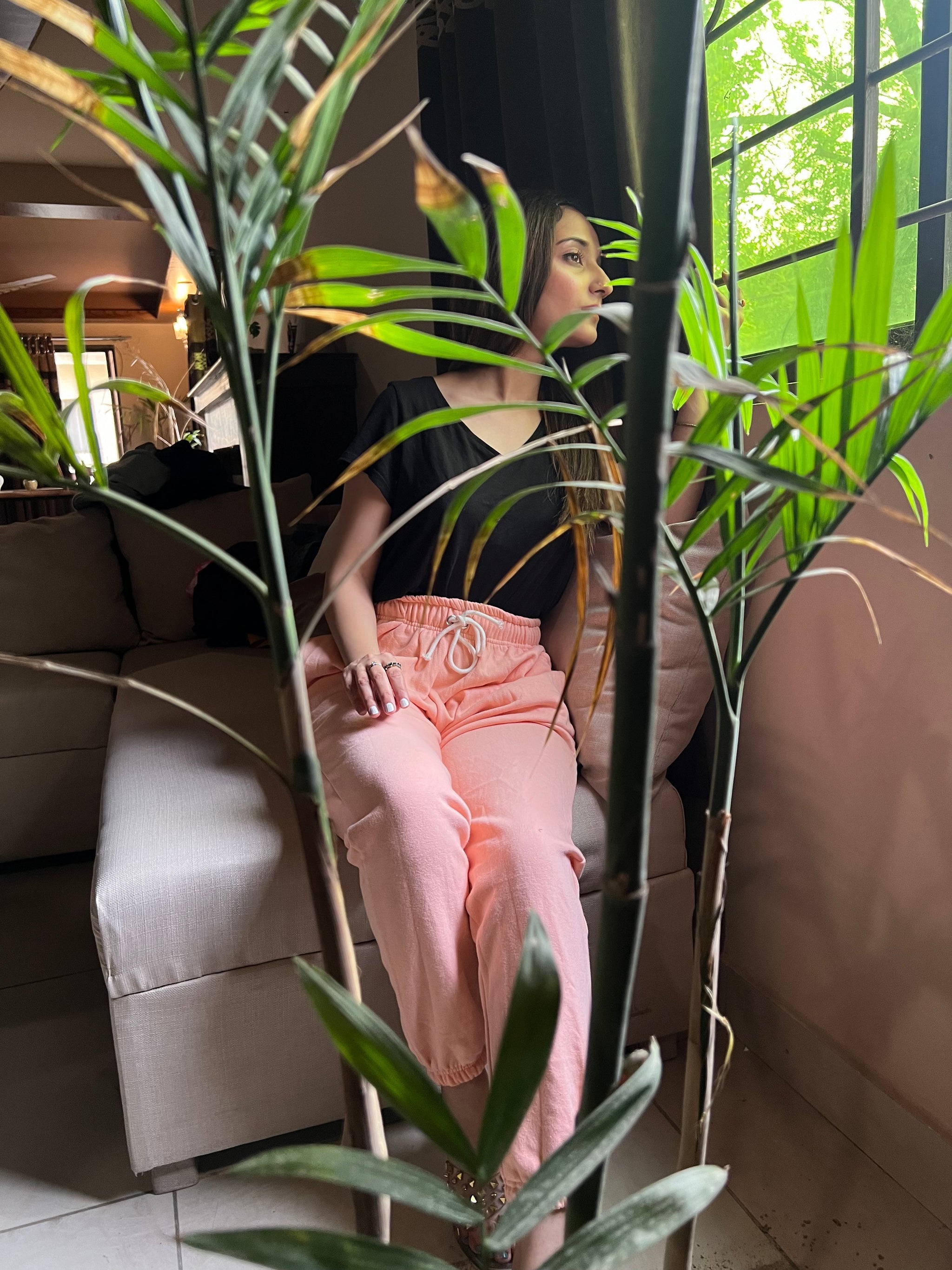 Womante High Quality Fleece Trousers - Pink