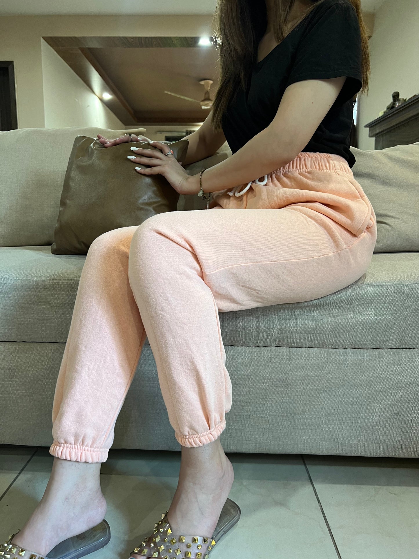 Womante High Quality Fleece Trousers - Pink