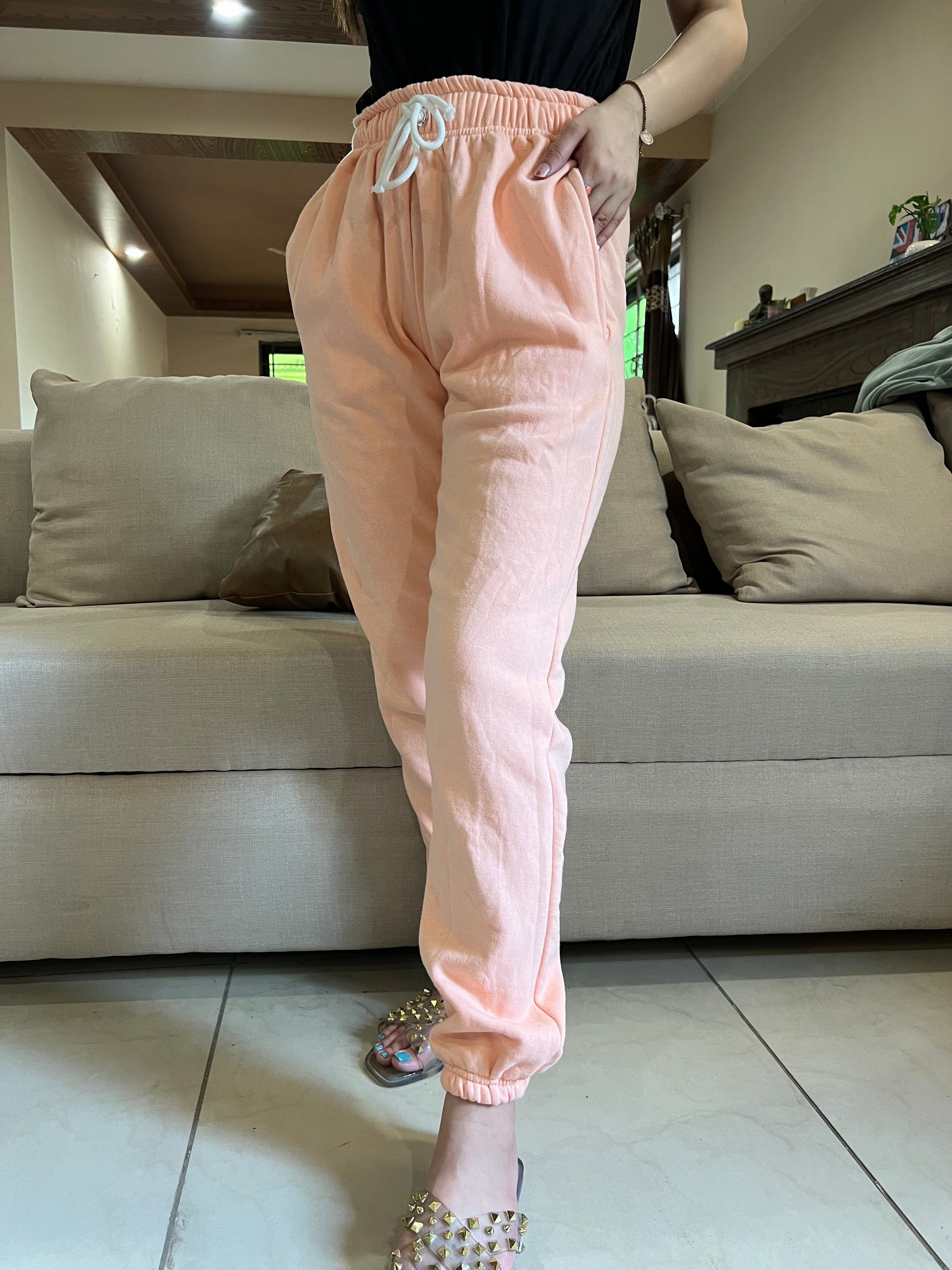 Womante High Quality Fleece Trousers - Pink